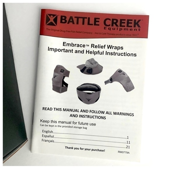 New Battle Creek Embrace Relief Portable Rechargeable Heat Wrap SHOULDER - Picture 8 of 8